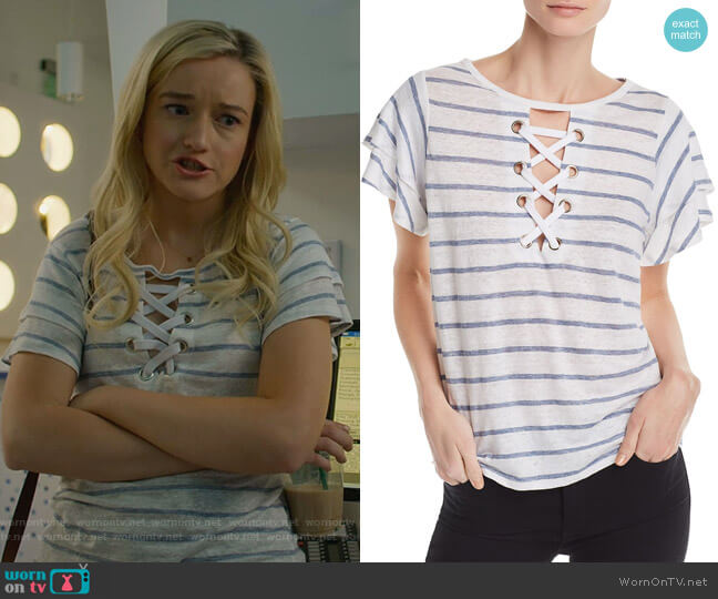 Generation Love Kiki Tee worn by Terra Newell (Julia Garner) on Dirty John