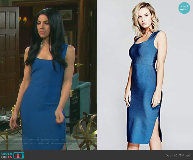 Guess Olesia Dress worn by Abigail Deveraux (Kate Mansi) on Days of our Lives