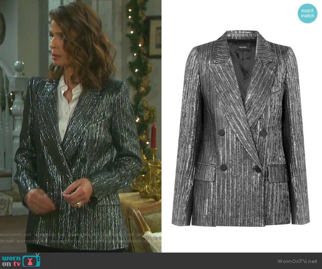Isabel Marant Denel Jacket worn by Hope Williams (Kristian Alfonso) on Days of our Lives