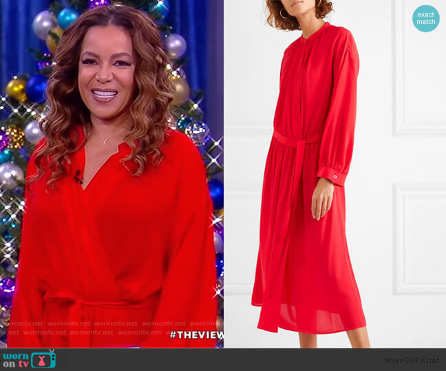 Joseph Nolan Wrap dress worn by Sunny Hostin on The View