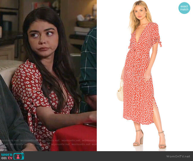 Faithfull The Brand Nina Dress worn by Haley Dunphy (Sarah Hyland) on Modern Family