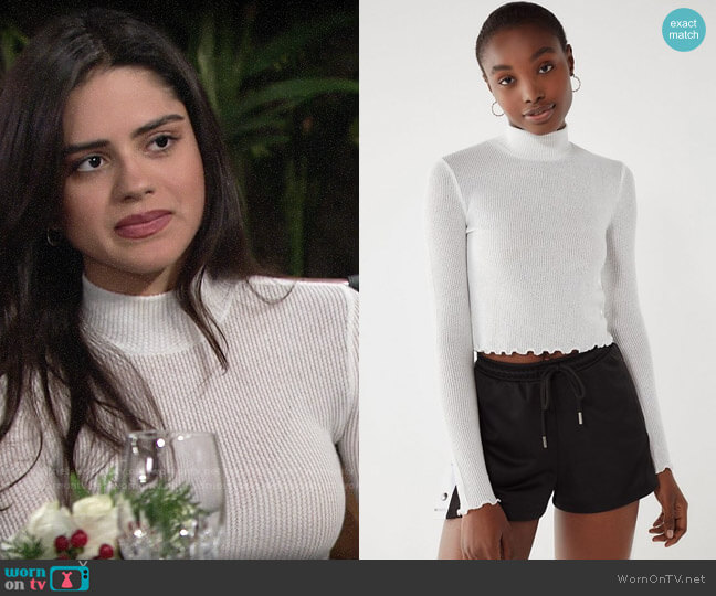 Out From Under Gracen Turtleneck worn by Lola Rosales (Sasha Calle) on The Young and the Restless