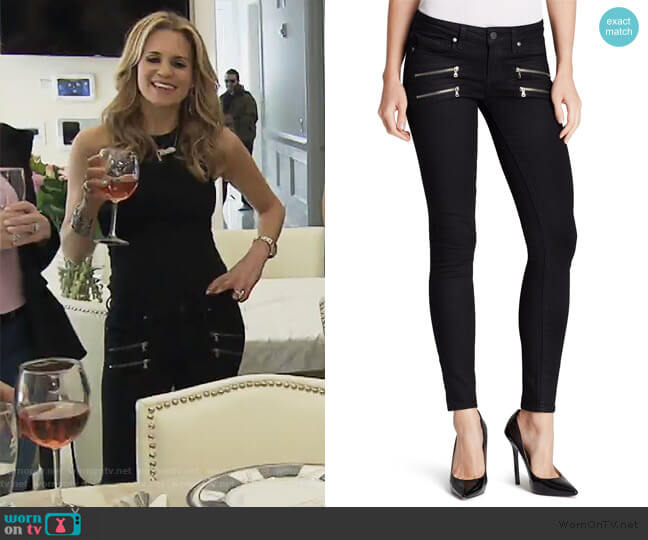 Paige Edgemont Ultra Skinny Jeans worn by Jackie Goldschneider on The Real Housewives of New Jersey