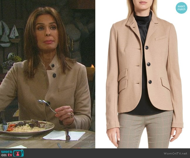 Rag & Bone Slade Blazer worn by Hope Williams (Kristian Alfonso) on Days of our Lives