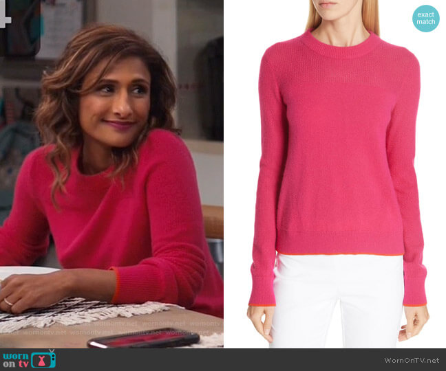Rag & Bone Yorke Sweater worn by Emet Kamala-Sweetzer (Sarayu Blue) on I Feel Bad