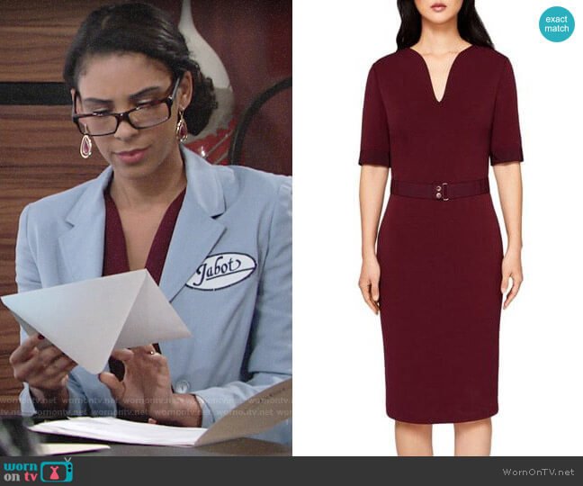 Ted Baker Jesabil Dress worn by Kerry Johnson (Alice Hunter) on The Young and the Restless