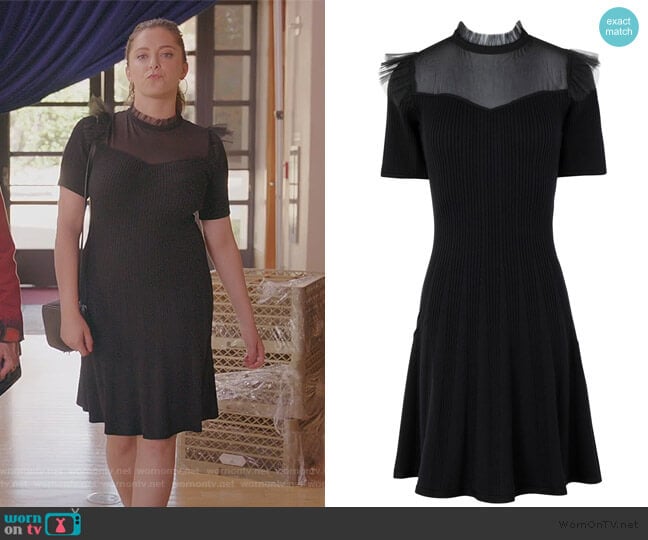 The Kooples Short Dress worn by Rebecca Bunch (Rachel Bloom) on Crazy Ex-Girlfriend