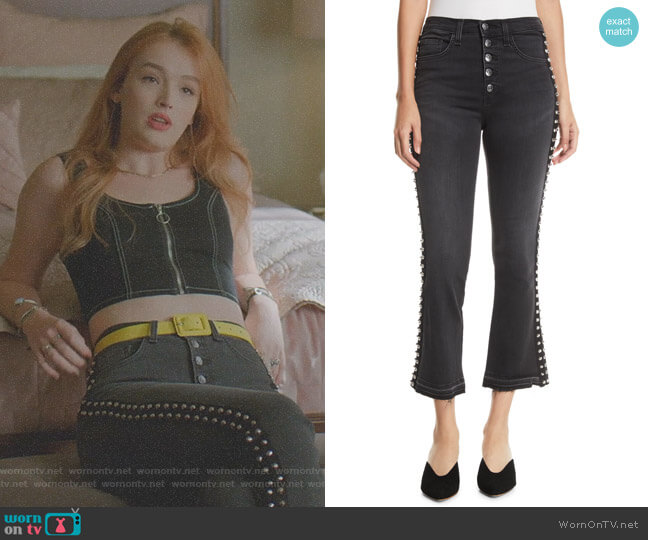 Veronica Beard Carolyn Jeans worn by Kirby Anders (Maddison Brown) on Dynasty