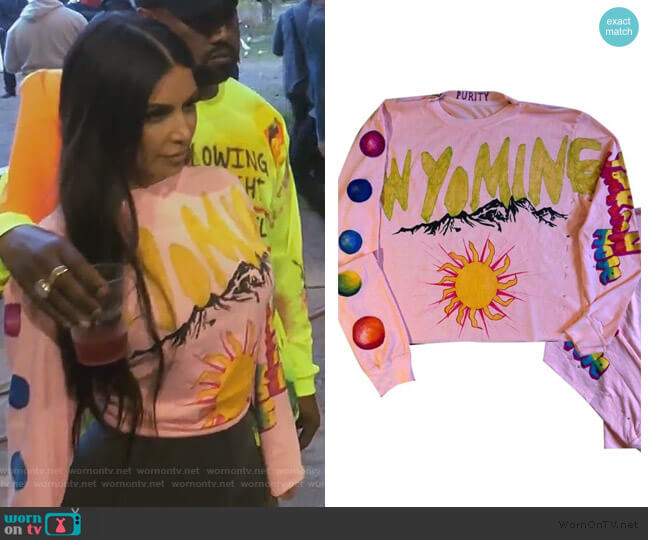 Yeezy Wyoming Jackson Hole worn by Kim Kardashian on Keeping Up with the Kardashians