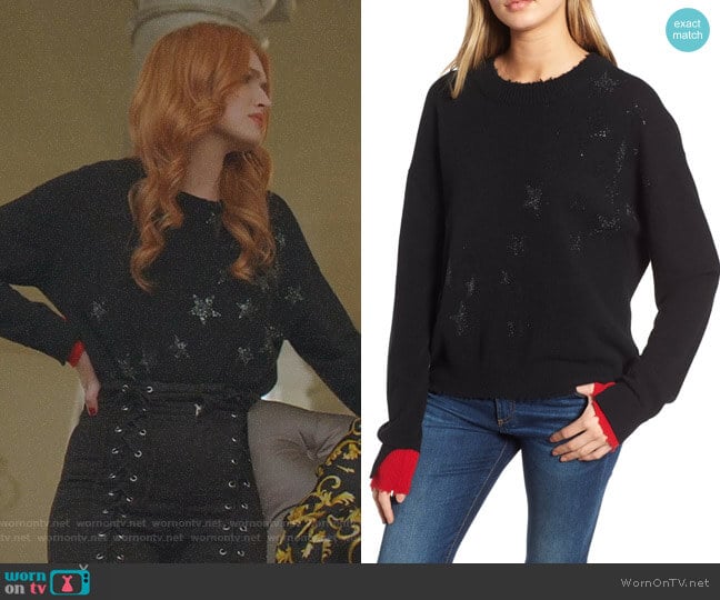 Zadig & Voltaire Gaby Sweater worn by Kirby Anders (Maddison Brown) on Dynasty