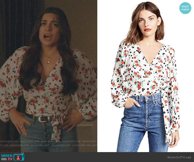 A.L.C. Carla Top worn by Cristal Jennings (Daniella Alonso) on Dynasty