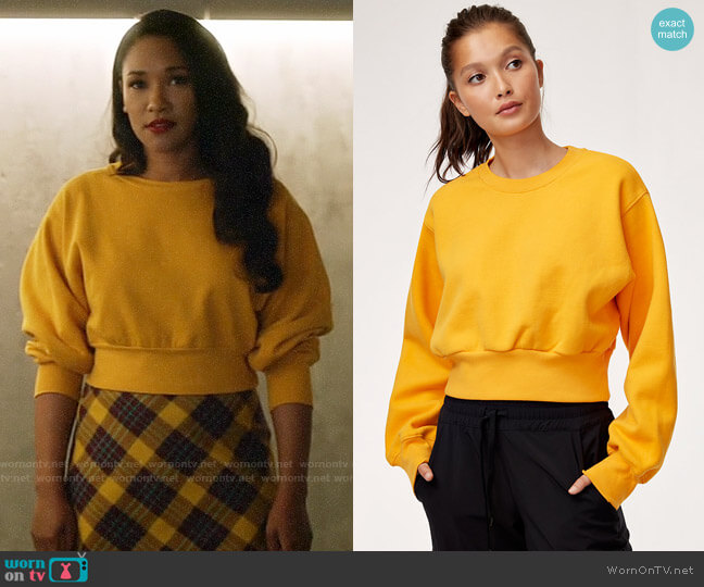 TNA Perkins Sweatshirt worn by Iris West (Candice Patton) on The Flash