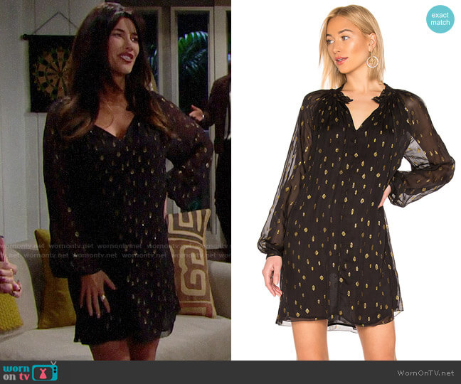 Frame Smocked Raglan Dress worn by Steffy Forrester (Jacqueline MacInnes Wood) on The Bold and the Beautiful