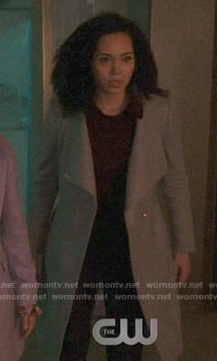 Macy’s grey coat on Charmed