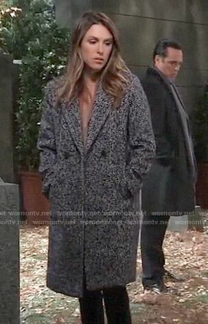 Margaux’s tweed coat on General Hospital