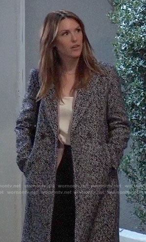Margaux’s tweed coat on General Hospital