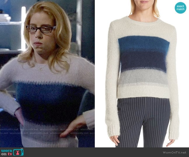 Rag and Bone Holland Sweater worn by Felicity Smoak (Emily Bett Rickards) on Arrow