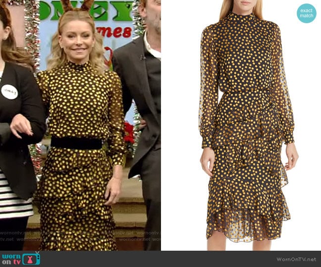 Saloni Isa Dress worn by Kelly Ripa on Live with Kelly and Mark