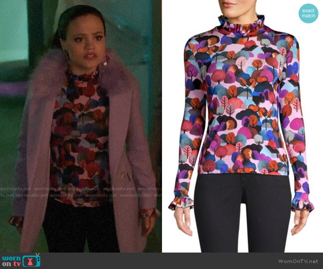 Stine Goya Manila Jersey Top worn by Maggie Vera (Sarah Jeffery) on Charmed