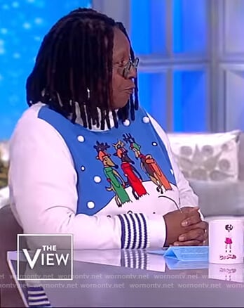 Whoopi’s reindeer Christmas sweater on The View