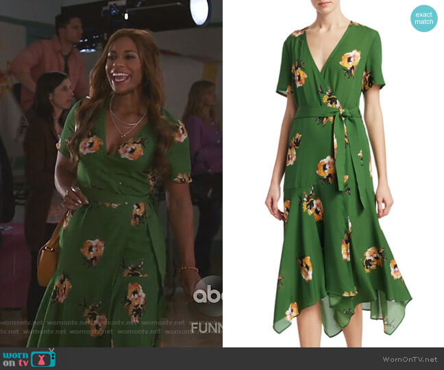 A.L.C. Cora Dress worn by Poppy (Kimrie Lewis) on Single Parents