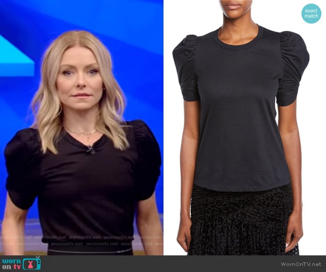 A.L.C. Kati Tee worn by Kelly Ripa on Live with Kelly and Mark