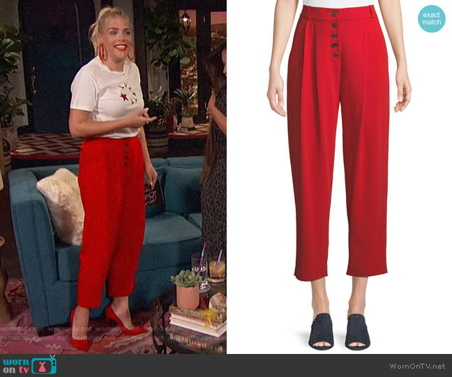 A.L.C. Russel Pants worn by Busy Philipps on Busy Tonight
