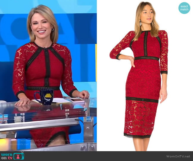 Alexis Randie Dress worn by Amy Robach on Good Morning America