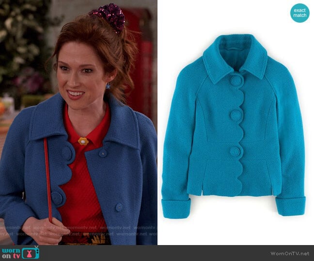 Boden Alice Jacket worn by Kimmy Schmidt (Ellie Kemper) on Unbreakable Kimmy Schmidt