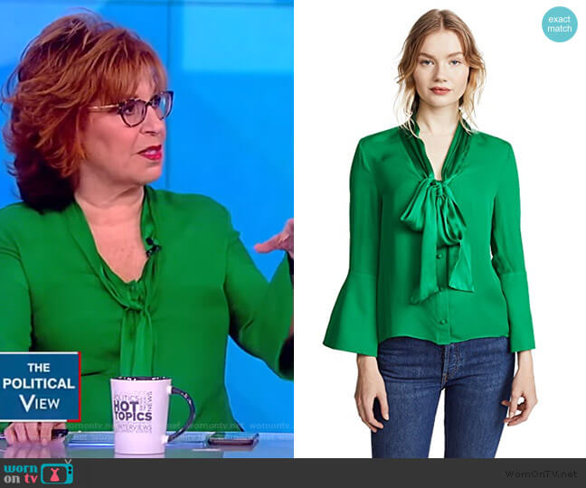 Alice + Olivia Meredith Blouse worn by Joy Behar on The View