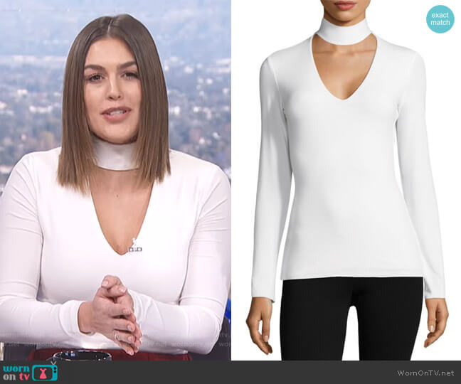 Bailey 44 Tokyo Choker Top worn by Carissa Loethen Culiner on E! News
