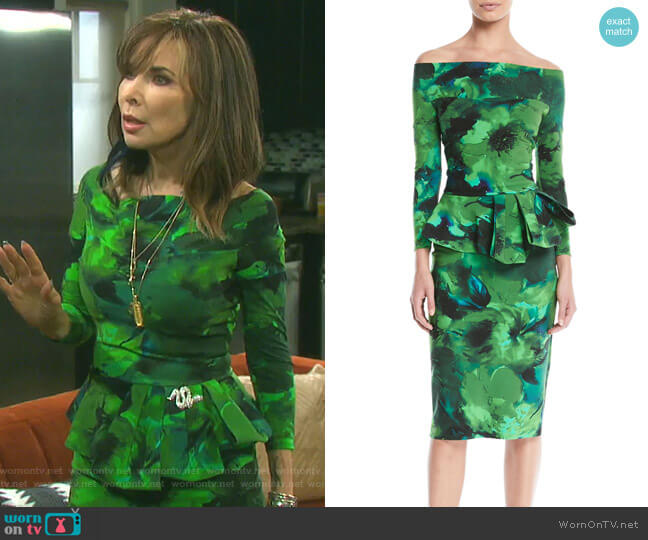 Chiara Boni La Petite Robe Nabella Dress worn by Kate Roberts (Lauren Koslow) on Days of our Lives
