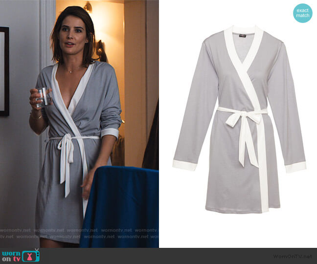 Cosabella Bella Bridal Robe worn by Lisa Turner (Cobie Smulders) on Friends from College