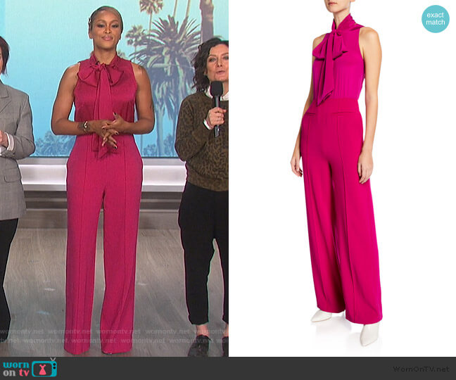 Diane von Furstenberg Virginie Jumpsuit worn by Eve on The Talk