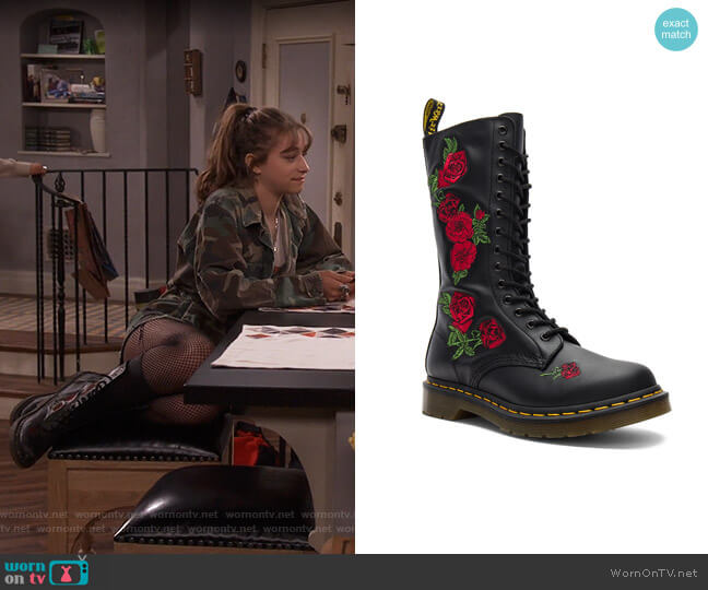 Dr. Martens Vonda Boots worn by Shannon (Odessa Adlon) on Fam