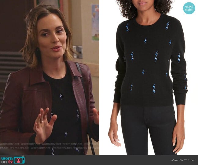 Equipment Shirley Sweater worn by Angie (Leighton Meester) on Single Parents