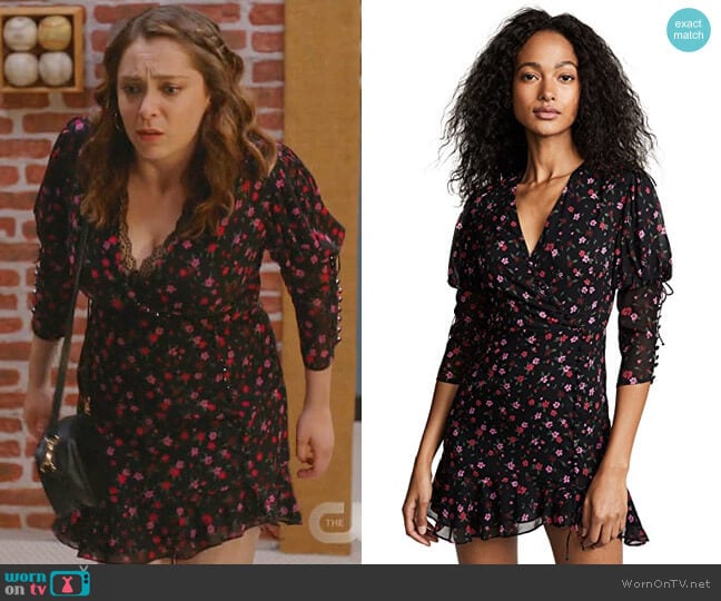For Love & Lemons Rosie Dress worn by Rebecca Bunch (Rachel Bloom) on Crazy Ex-Girlfriend