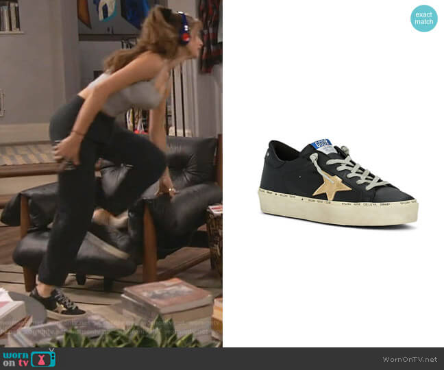 Golden Goose Hi Star Leather Sneakers worn by Shannon (Odessa Adlon) on Fam