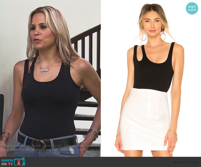 h:ours Emelie Bodysuit worn by Jackie Goldschneider on The Real Housewives of New Jersey