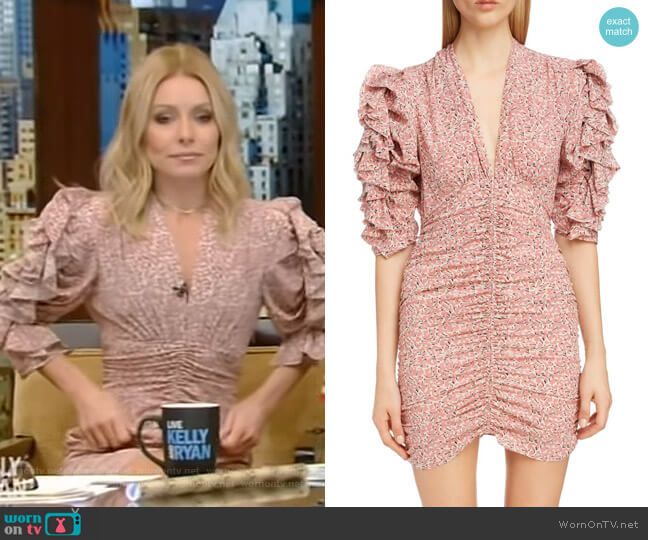 Isabel Marant Andor Dress worn by Kelly Ripa on Live with Kelly and Mark