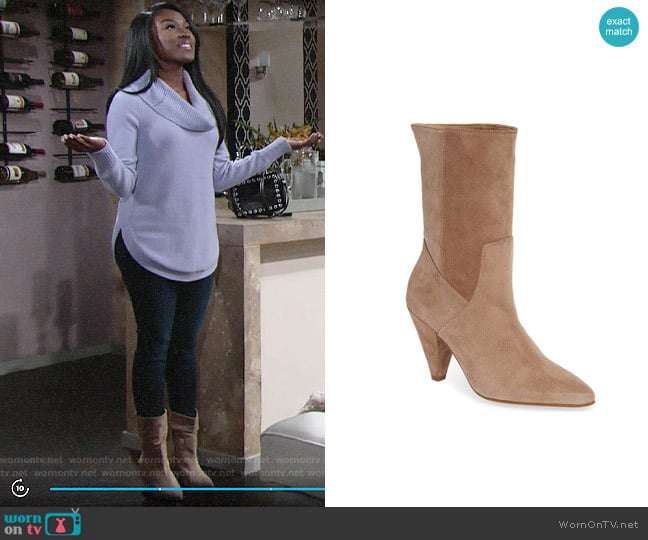 Kenneth Cole Labella Bootie worn by Ana Hamilton (Loren Lott) on The Young and the Restless