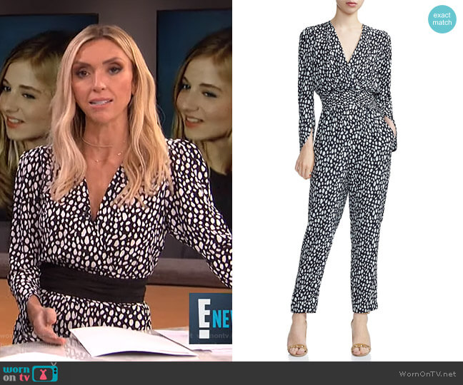 Maje Posima Jumpsuit worn by Giuliana Rancic on E! News
