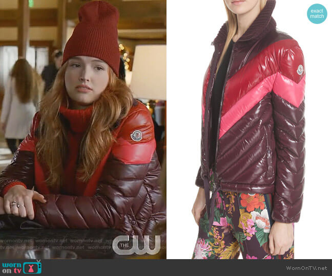 Moncler Albatros Down Puffer Jacket worn by Kirby Anders (Maddison Brown) on Dynasty