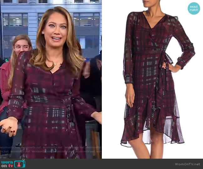 Nanette Nanette Lepore Wrap Dress worn by Ginger Zee on Good Morning America