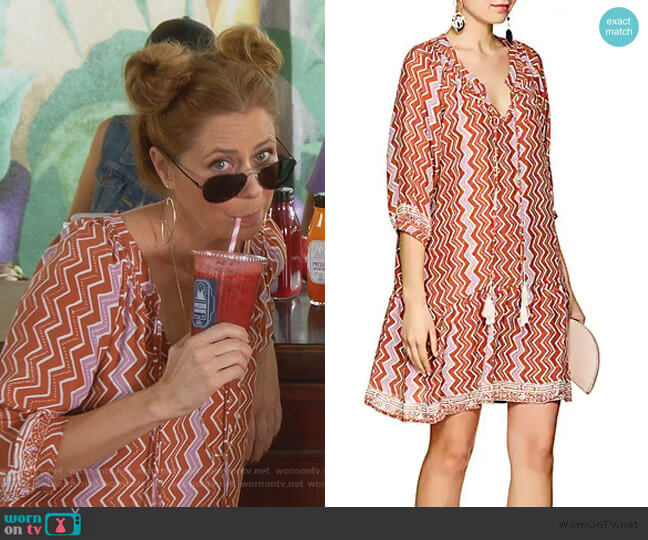 Natalie Martin Stevie Dress worn by Lena (Jenna Fischer) on Splitting Up Together