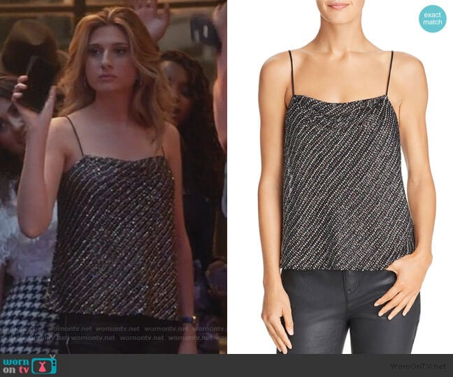 Parker Summer Embellished Camisole Top worn by Nomi Segal (Emily Arlook) on Grown-ish