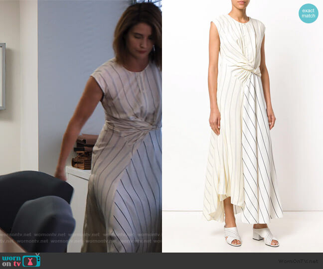 3.1 Phillip Lim Twisted Henley maxi dress worn by Lisa Turner (Cobie Smulders) on Friends from College
