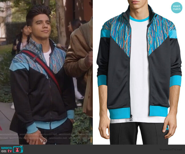 Puma Googi Track Jacket worn by Vivek Shah (Jordan Buhat) on Grown-ish