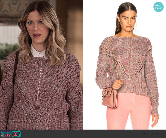 Rag & Bone Roman Pullover worn by Mallory (Brooklyn Decker) on Grace and Frankie