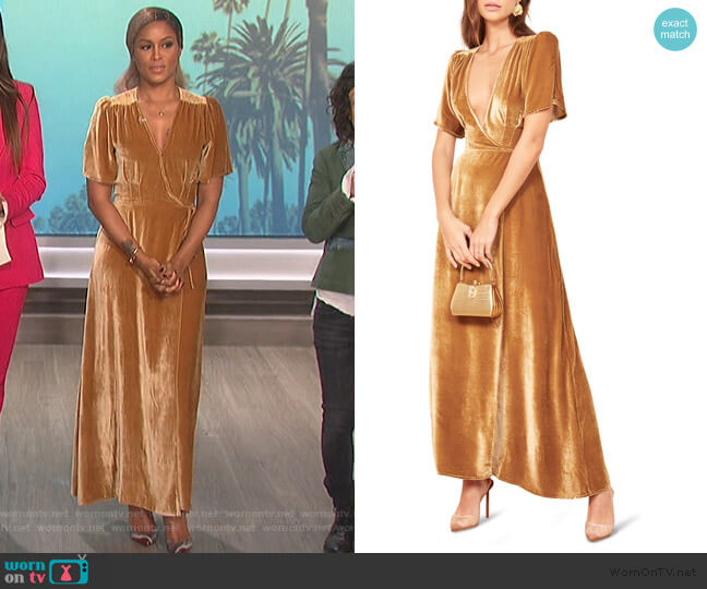 Reformation Tiffany Maxi Dress worn by Eve on The Talk